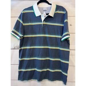 Brooks Brothers Men's Polo Top Size XL NWT Stripes Blue